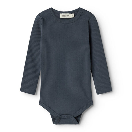MarMar Modal Blue Plain Body LS