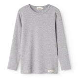MarMar Modal Melange Light Grey Melange Plain Blus