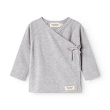 MarMar Modal New Born Light Grey Melange Tut Omlott LS Blus