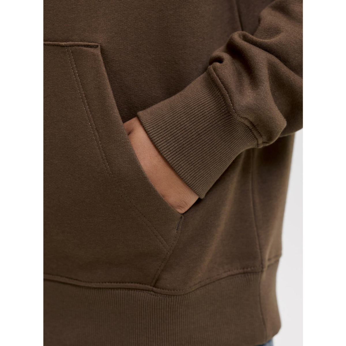 Jack & Jones Cocoa Jjestar Jj Sweat Huva Noos Jnr