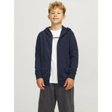 Jack & Jones Navy Blazer Jjebradley Sweat Zip Huva Noos Jnr