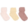 Mp Danmark Woodrose Bomull Rib Baby Strumpor 3-Pack
