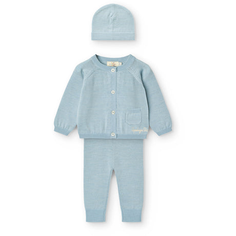 COPENHAGEN COLORS Dusty Blue Classic Merino Baby Sett