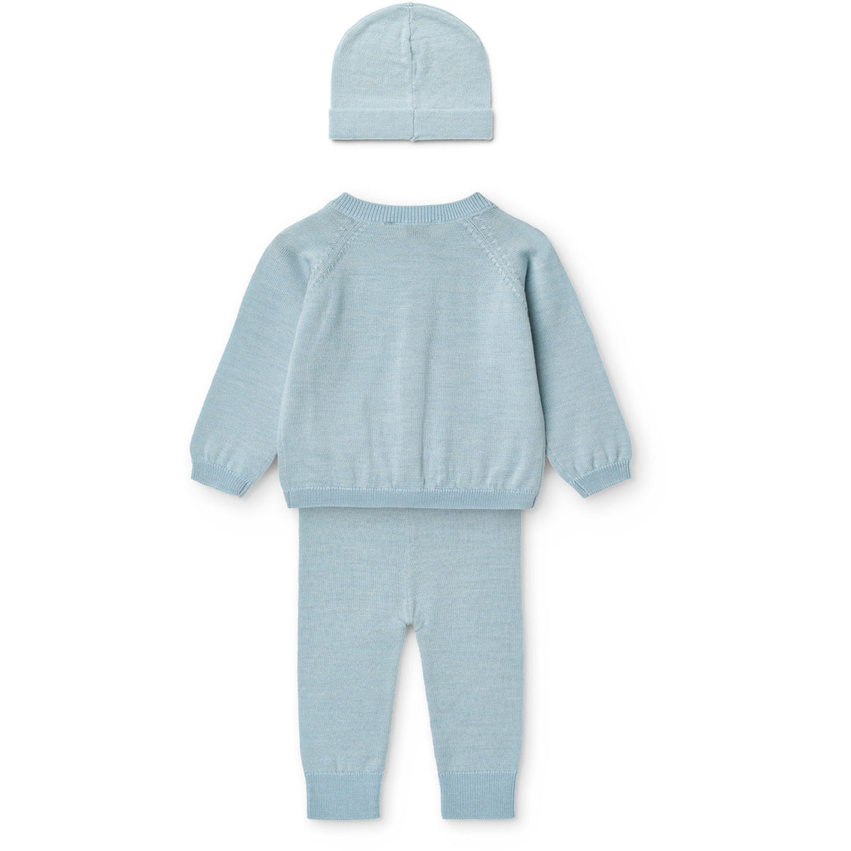 COPENHAGEN COLORS Dusty Blue Classic Merino Baby Sett