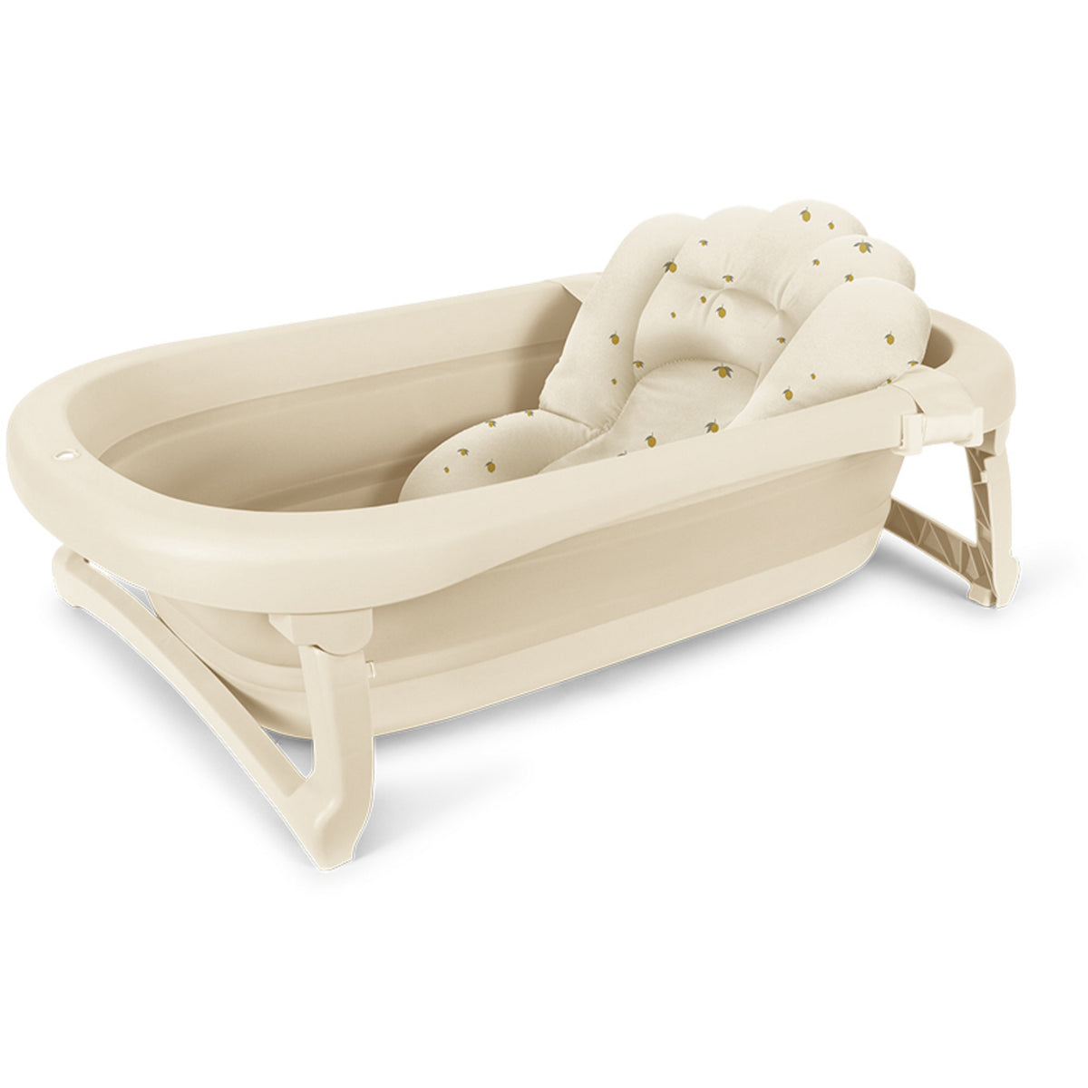 Konges Sløjd Creme Foldable Bath Tub Och Cushion