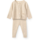 COPENHAGEN COLORS Pale Cream Melange Classic Merino Baby Sett
