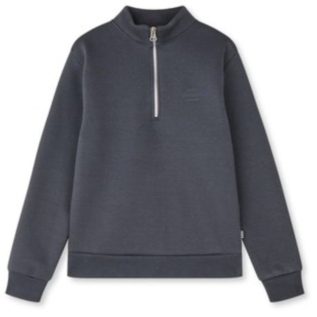 Mads Nørgaard Asphalt Mix Sweat N Crewie Half Zip Sweatshirt