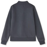 Mads Nørgaard Asphalt Mix Sweat N Crewie Half Zip Sweatshirt