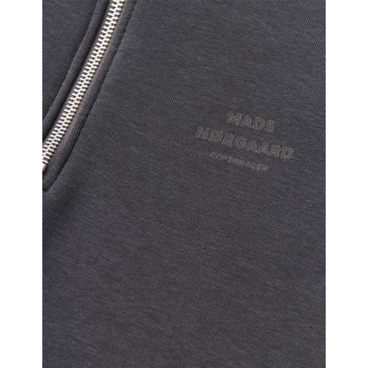 Mads Nørgaard Asphalt Mix Sweat N Crewie Half Zip Sweatshirt