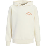 Jack & Jones Antique White Jwhparos Type Sweat Huva Back Jnr