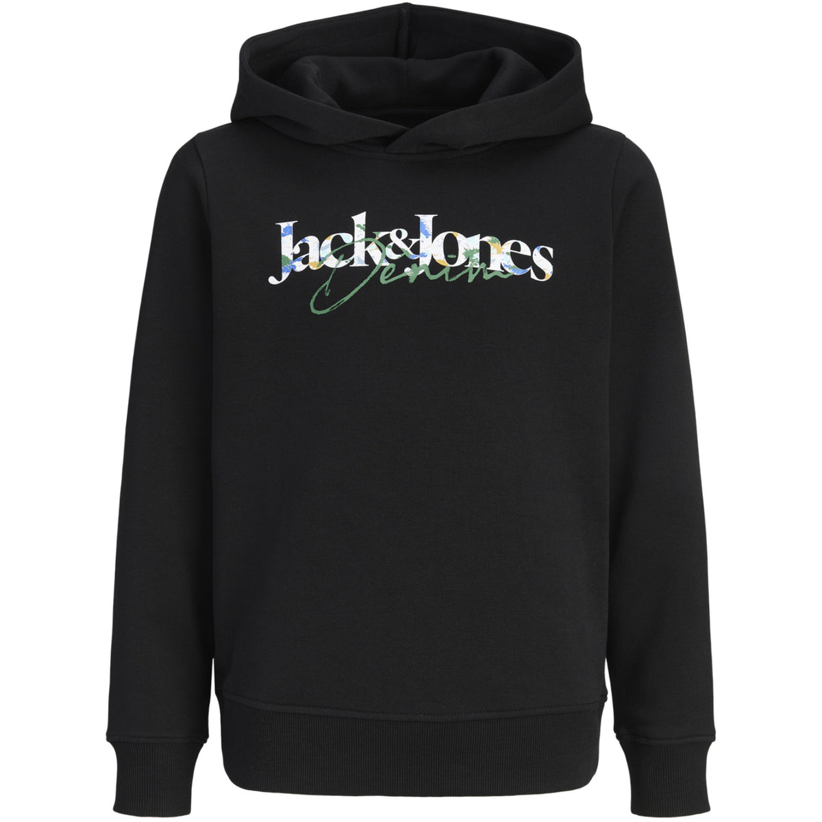 Jack & Jones Black Jjtom Sweat Huva Sn Jnr