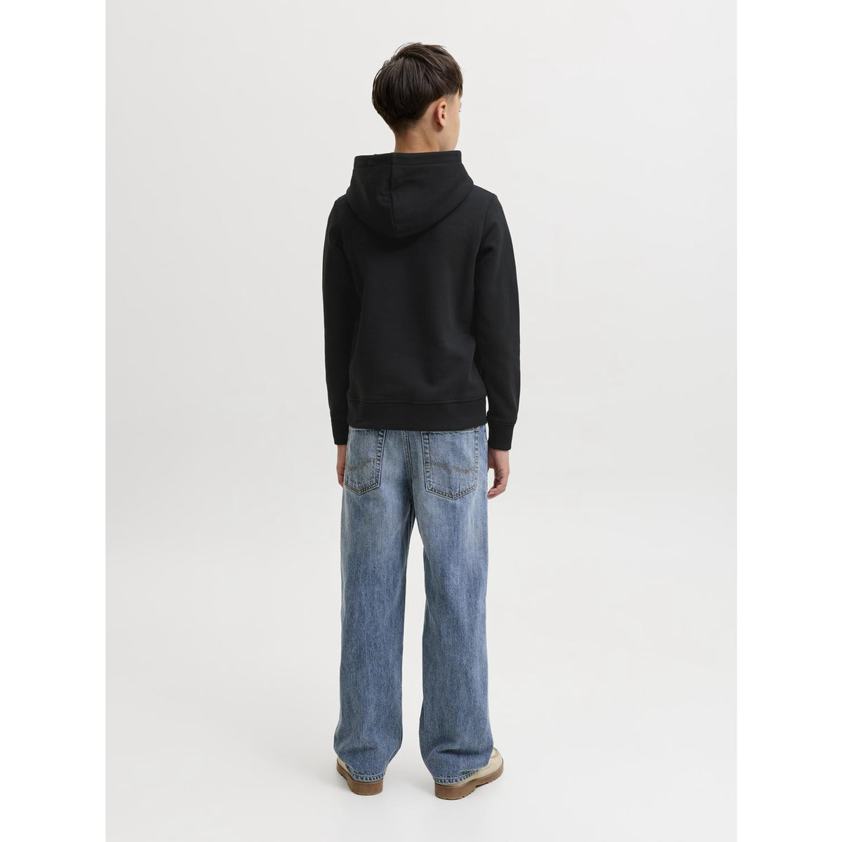 Jack & Jones Black Jjtom Sweat Huva Sn Jnr