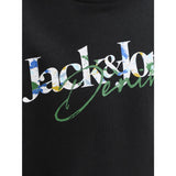 Jack & Jones Black Jjtom Sweat Huva Sn Jnr