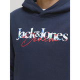 Jack & Jones Navy Blazer Jjtom Sweat Huva Sn Jnr
