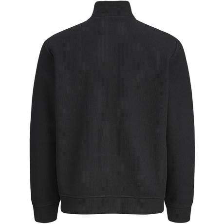 Jack & Jones Black Jcofusion Stickad Lomme Full Zip Jnr
