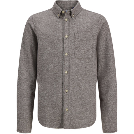 Jack & Jones Hot Fudge Jprbluharvey Twill Solid L/S Skjorta Jnr