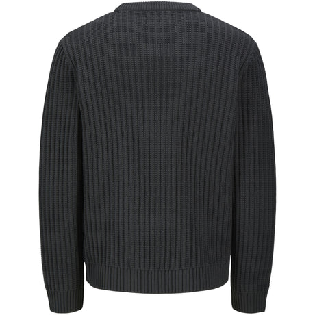 Jack & Jones Asphalt Jjjaxon Stickad Crew Neck Jnr