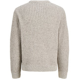 Jack & Jones Junior Sea Salt Jjjaxon Stickad Crew Neck Jnr