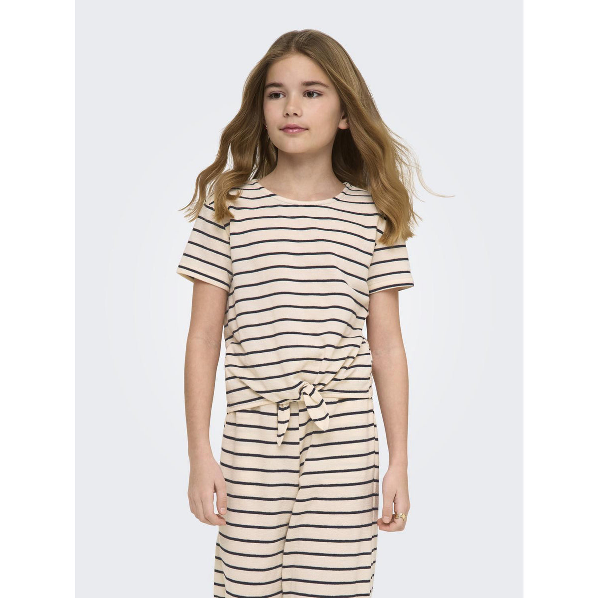 kids ONLY Tofu Night Sky Kogjana Ss Striped Knot Topp Jrs