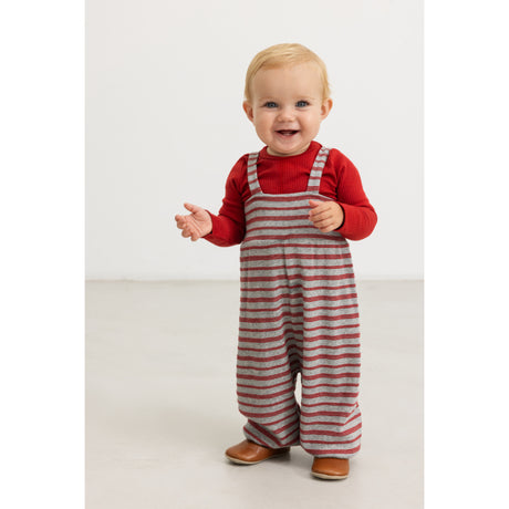 MarMar Modal Fine Rib Cherry Stripe Rinro Byxor