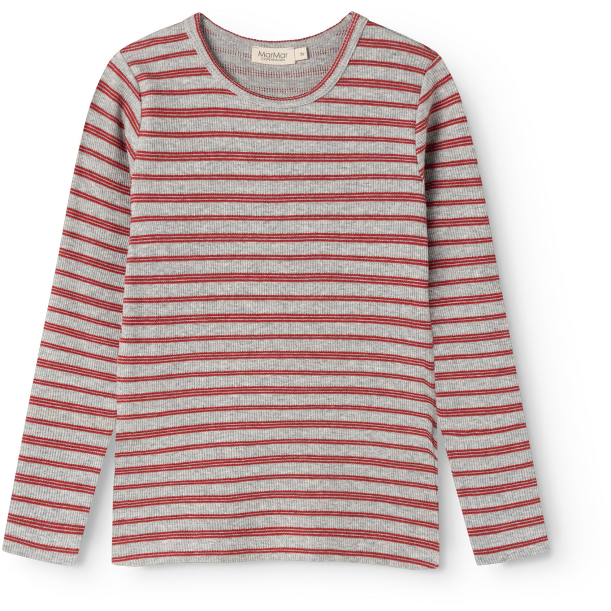 MarMar Modal Fine Rib Cherry Stripe Tani Blus