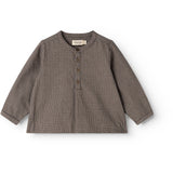 MarMar Structured Soft Cotton Houndstooth Check Totoro Skjorta