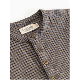 MarMar Structured Soft Cotton Houndstooth Check Totoro Skjorta