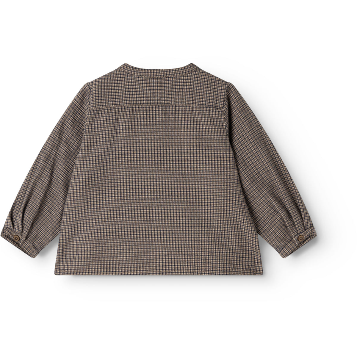 MarMar Structured Soft Cotton Houndstooth Check Totoro Skjorta