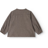 MarMar Structured Soft Cotton Houndstooth Check Totoro Skjorta