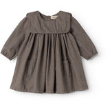 MarMar Structured Soft Cotton Houndstooth Check Dulle Klänning