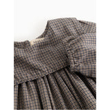 MarMar Structured Soft Cotton Houndstooth Check Dulle Klänning