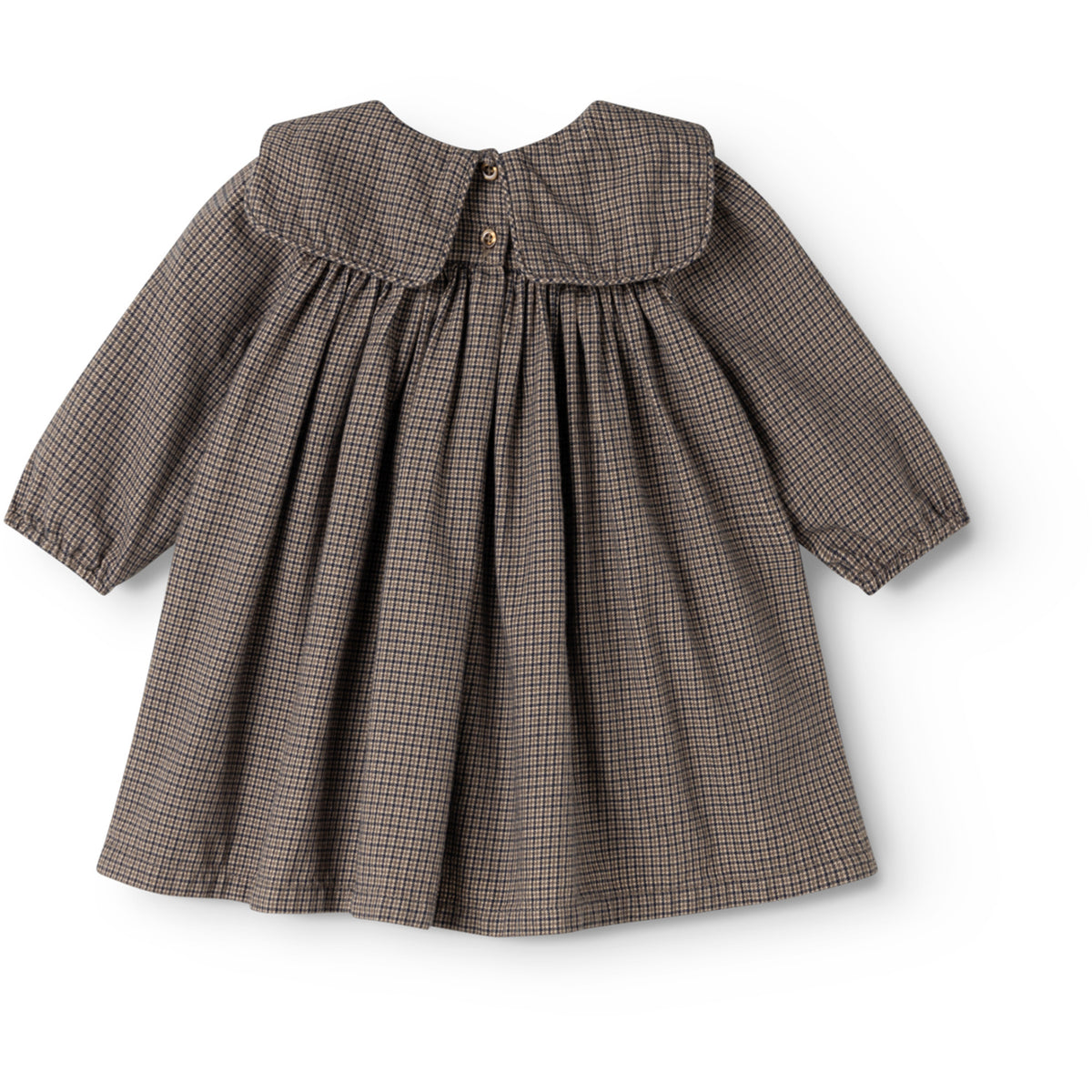 MarMar Structured Soft Cotton Houndstooth Check Dulle Klänning