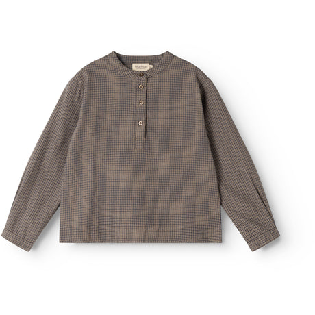 MarMar Structured Soft Cotton Houndstooth Check Tokyo Skjorta