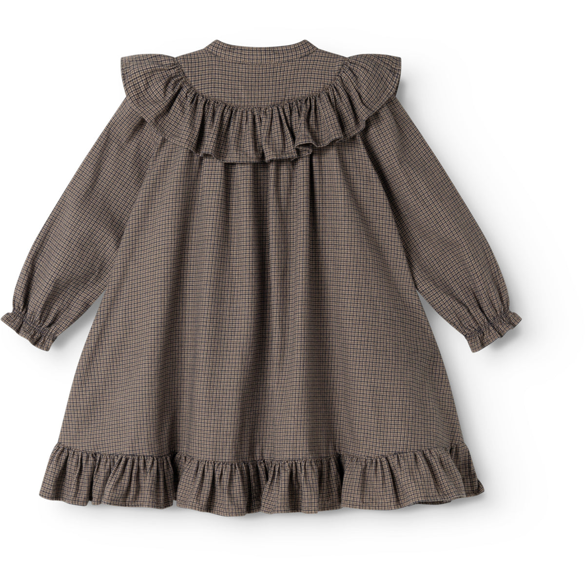 MarMar Structured Soft Cotton Houndstooth Check Dalina Klänning