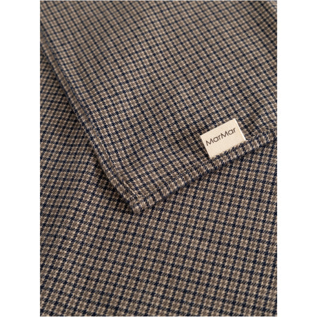 MarMar Structured Soft Cotton Houndstooth Check Airo Halsduk