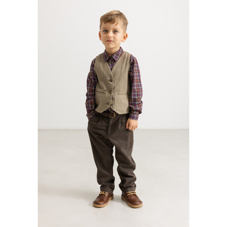 MarMar Herringbone Twill Kalamata Piper Byxor