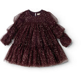 MarMar Ballerina Glitter Deep Mulberry Dionne Klänning