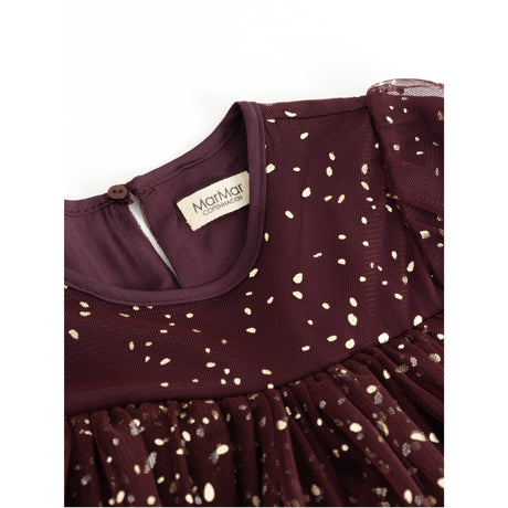 MarMar Ballerina Glitter Deep Mulberry Dionne Klänning