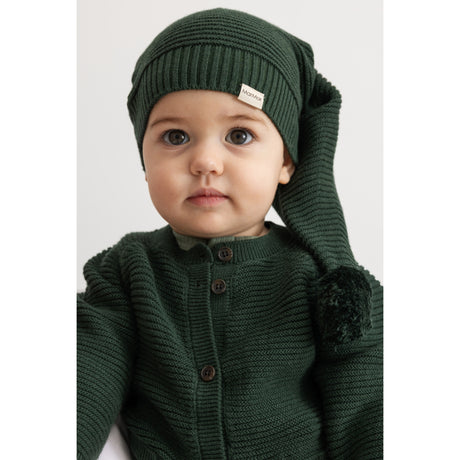 MarMar Cotton Rayon Knit Jungle Green Alfen Mössa