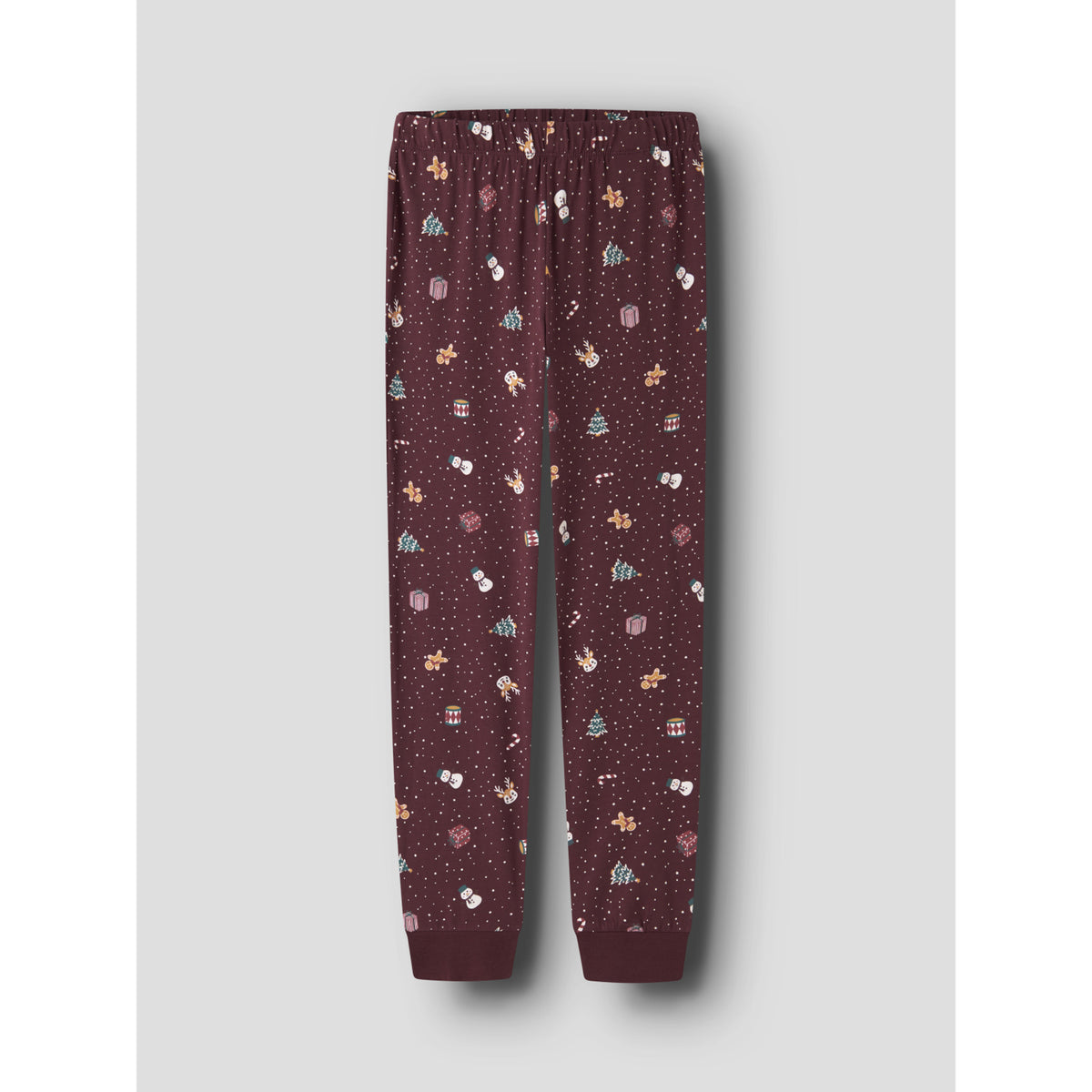 Name It Burgundy Christmas Nknvismas Ls Nattkläder