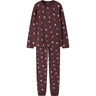 Name It Burgundy Christmas Nknvismas Ls Nattkläder