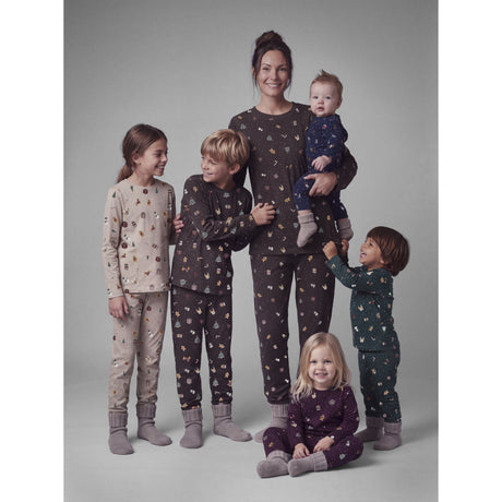 Name It Pure Cashmere Christmas Nknvismas Ls Nattkläder