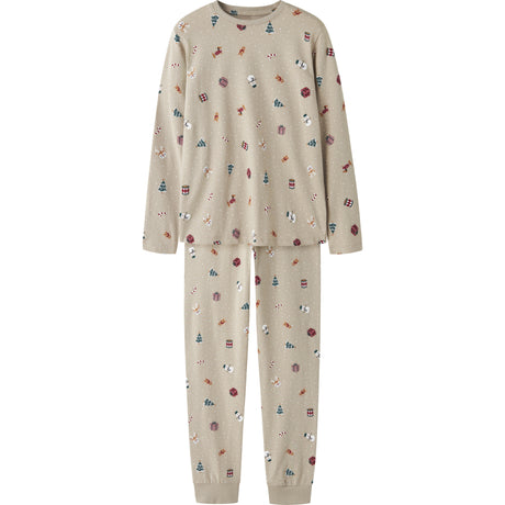 Name It Pure Cashmere Christmas Nknvismas Ls Nattkläder