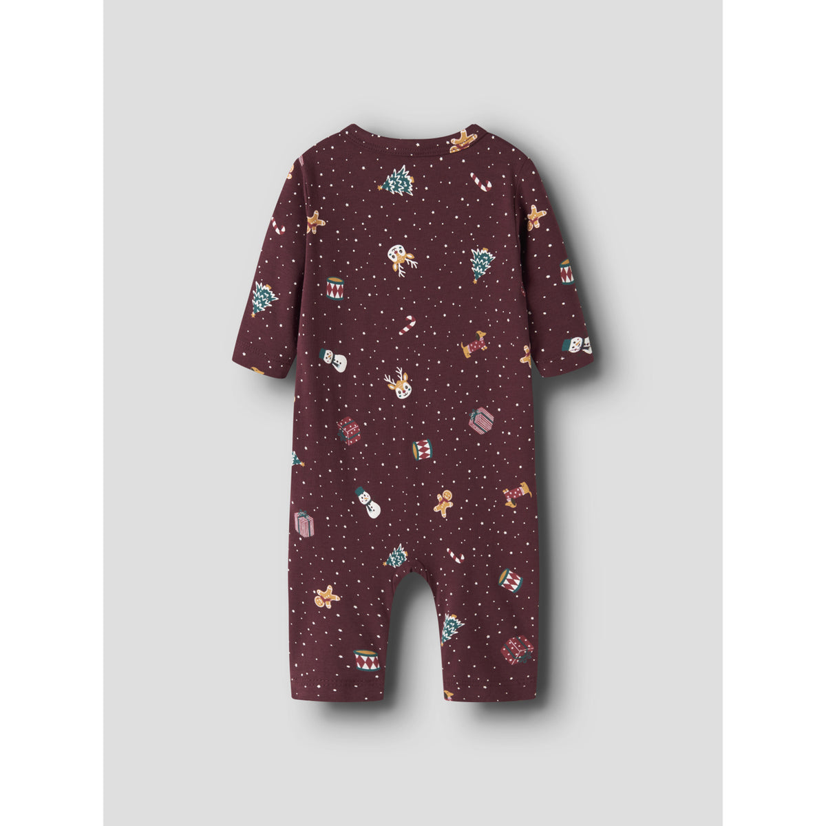 Name It Burgundy Christmas Nbnvismas Ls Nattdräkt