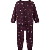 Name It Burgundy Christmas Nmnvismas Ls Nattkläder