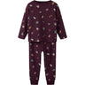 Name It Burgundy Christmas Nmnvismas Ls Nattkläder