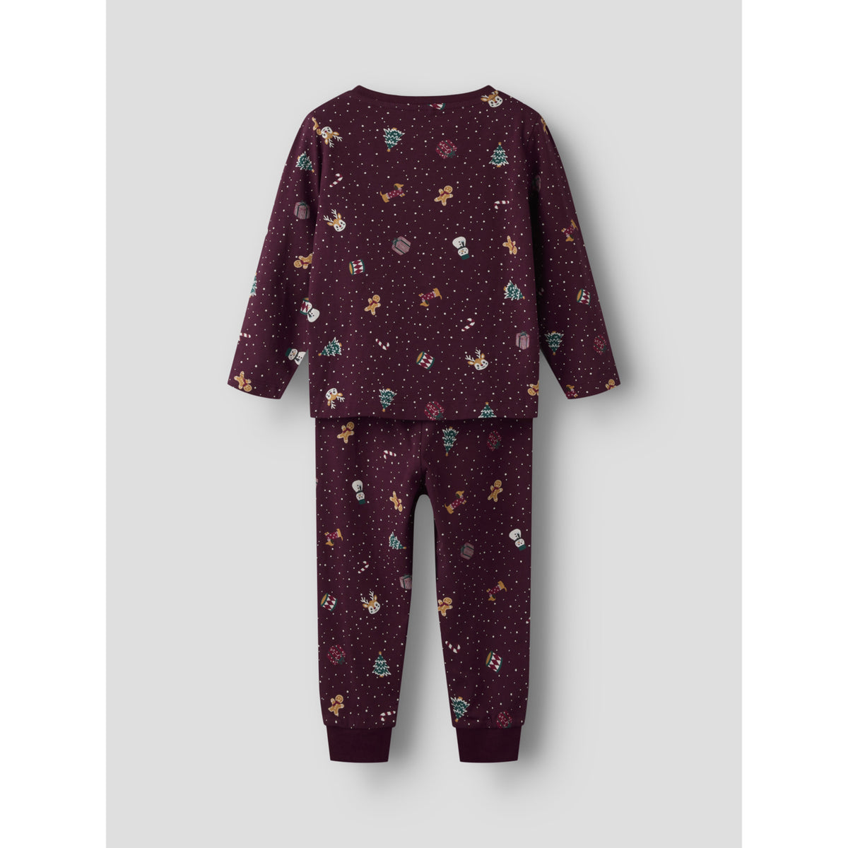 Name It Burgundy Christmas Nmnvismas Ls Nattkläder
