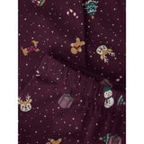 Name It Burgundy Christmas Nmnvismas Ls Nattkläder
