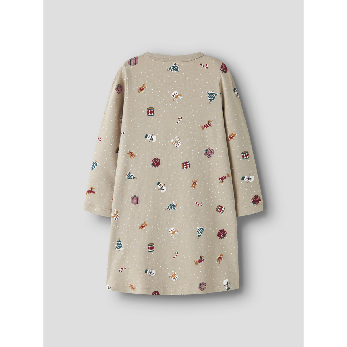 Name It Pure Cashmere Christmas Nmfvismas Ls Natklänning