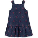 Fliink Dark Denim Blue Donna Embr. Spencer Klänning
